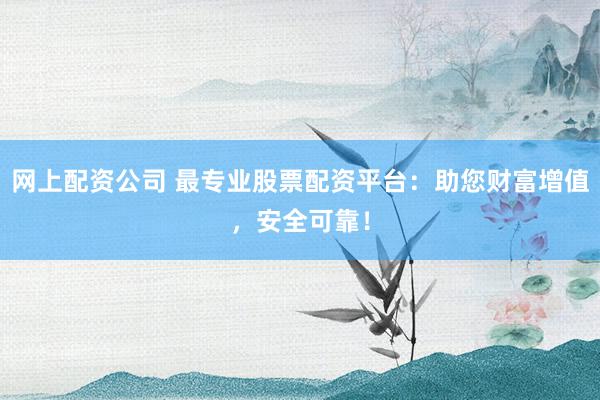 网上配资公司 最专业股票配资平台：助您财富增值，安全可靠！
